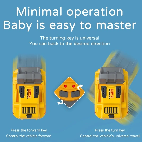 Watch Rc Car Mini Controlled Engineering Car Excavator Bulldozer Mixer Remote Control Car