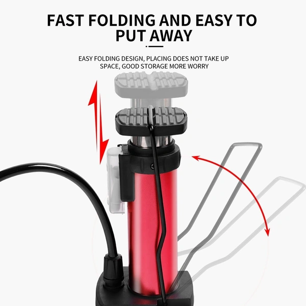 Portable Air Pressure Pump for Car, Bike & Bicycle