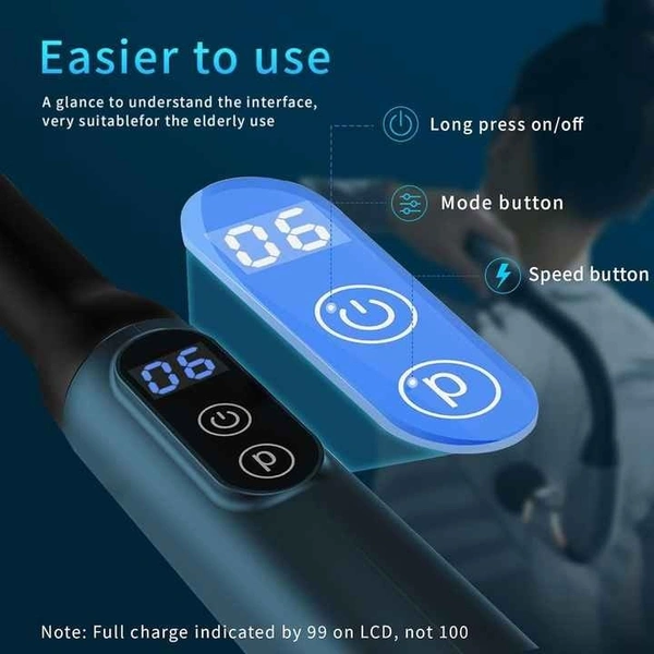 "Compact 4-Head Mini Massage Gun - 6 Speed Levels for Pain Relief & Recovery"