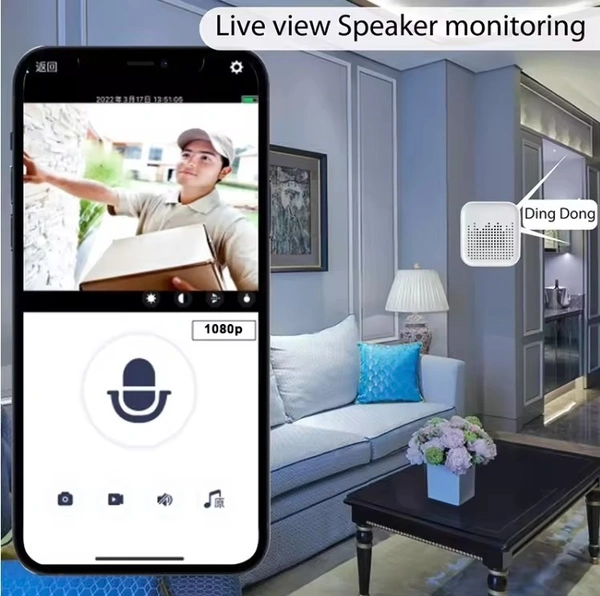 "Smart WiFi Video Doorbell Camera - Wireless Security with Two-Way Audio"