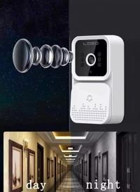 "Smart WiFi Video Doorbell Camera - Wireless Security with Two-Way Audio"