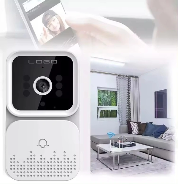 "Smart WiFi Video Doorbell Camera - Wireless Security with Two-Way Audio"