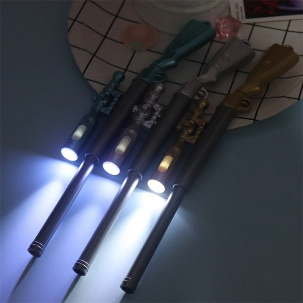 Cartoon Gun Toy with LED Flashlight – Fun & Safe Play for Kids | 1PCS