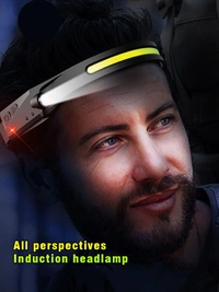 350 Lumen Outdoor Waterproof COB Headlight – High-Performance LED Headlamp for Hiking, Camping & Outdoor Activities