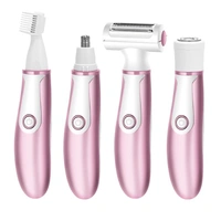 4-in-1 Lady Shaver Epilator – Multifunctional Electric Shaver for Women with Precision Grooming Attachments