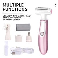 4-in-1 Lady Shaver Epilator – Multifunctional Electric Shaver for Women with Precision Grooming Attachments