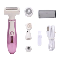 4-in-1 Lady Shaver Epilator – Multifunctional Electric Shaver for Women with Precision Grooming Attachments