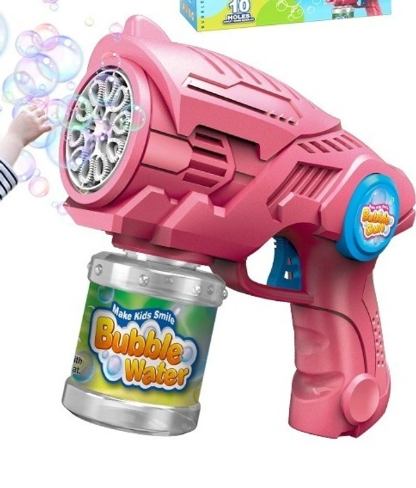 10-Hole Space Bubble Blower Gun | Fun Bubble Maker for Kids