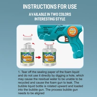 10-Hole Space Bubble Blower Gun | Fun Bubble Maker for Kids