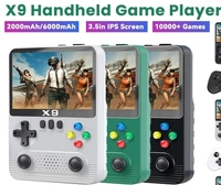 2024 Newest X9 Retro Portable Mini Handheld Game Console with 5.1-Inch Display
