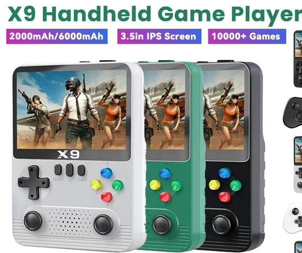 2024 Newest X9 Retro Portable Mini Handheld Game Console with 5.1-Inch Display