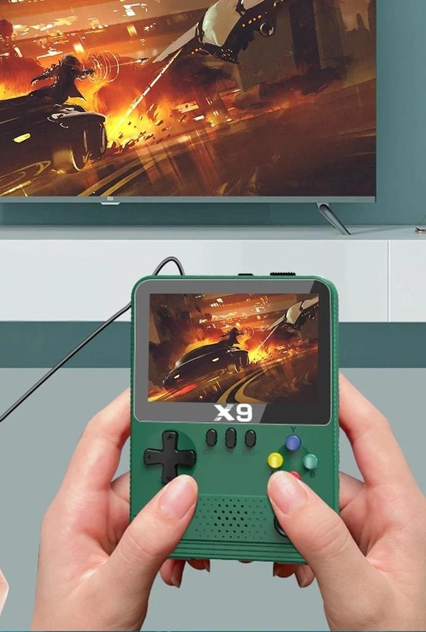 2024 Newest X9 Retro Portable Mini Handheld Game Console with 5.1-Inch Display