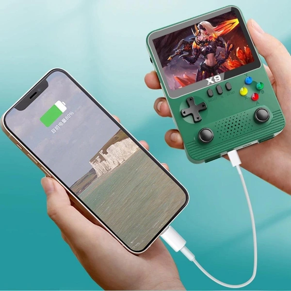 2024 Newest X9 Retro Portable Mini Handheld Game Console with 5.1-Inch Display