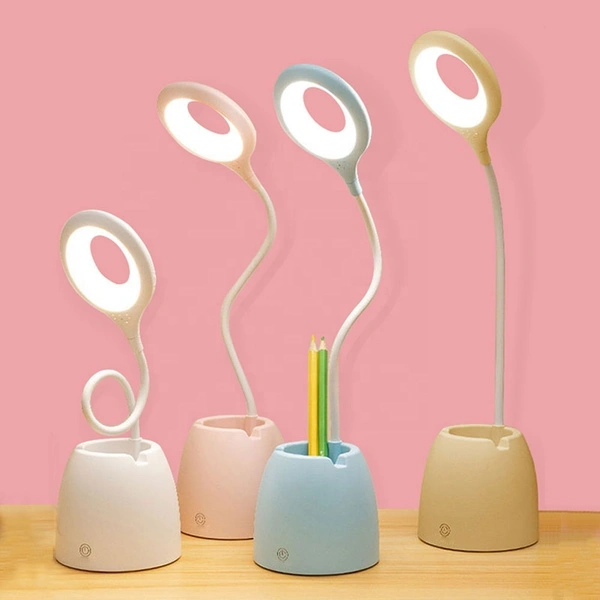 USB Rechargeable Foldable Student Reading Light with Adjustable Brightness