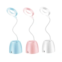 USB Rechargeable Foldable Student Reading Light with Adjustable Brightness