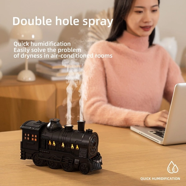 Creative Retro Toy Train Aroma Diffuser – Stylish & Functional Humidifier