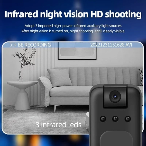 WiFi HD Motion Detection Camera DV – Compact Security & Surveillance Solution