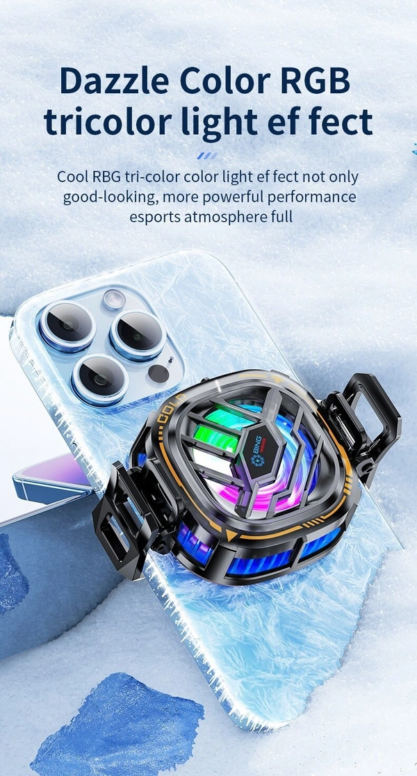 Phone Cooling Fan – Advanced Semiconductor Magnetic Cooling for Gaming