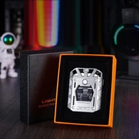 Mech Model Pulse Electric Lighter – Windproof Outdoor Lighter for Camping & More