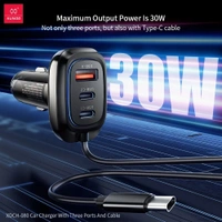 XUNDD Fast Car Charger | Dual-Port USB QC 3.0 & PD 20W Charger