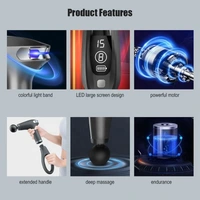 Multi-Gear Powerful Professional Handheld Screen Wireless Massager – Versatile & Portable for Full-Body Relief