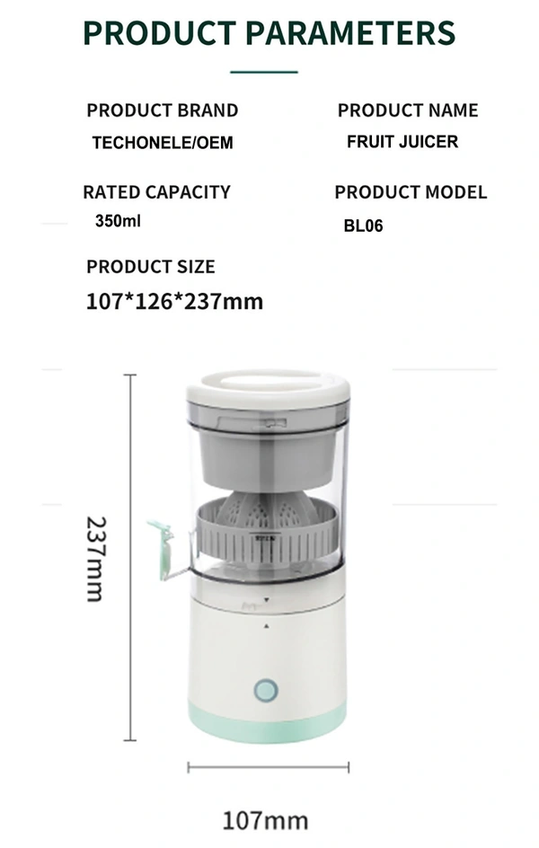 USB Fruit Juicer Machine – Portable Blender for Fresh Juices, Smoothies, and Shakes