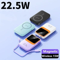 Ultra-Slim Magnetic Power Bank 5000mAh | Wireless Fast Charging