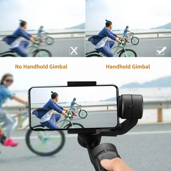 F6 Object Tracking Handheld Smartphone Gimbal | 360° Rotation for Stable Shots