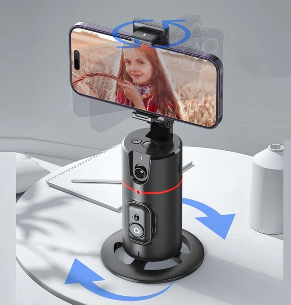 Face Tracking Camera Holder | Desktop Tripod for Seamless Video Calls and Streaming