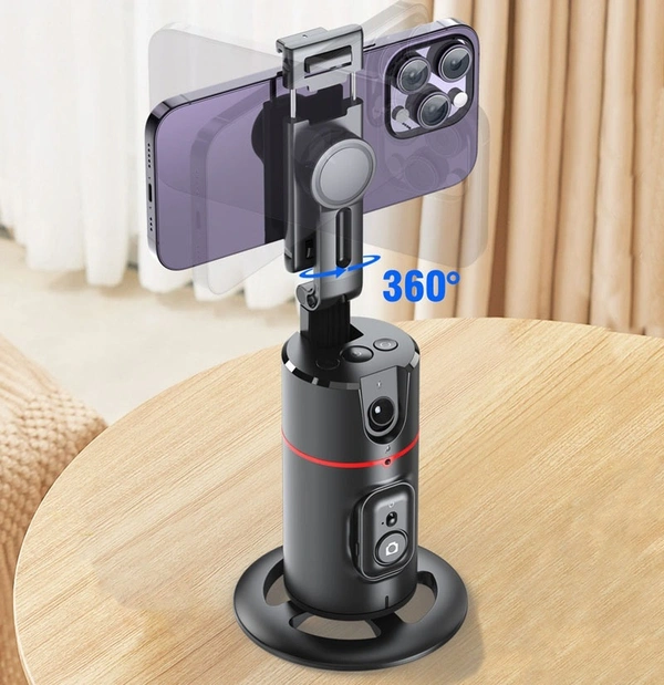 Face Tracking Camera Holder | Desktop Tripod for Seamless Video Calls and Streaming