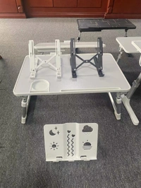 Adjustable Desktop Laptop and Tablet Stand - Portable & Foldable