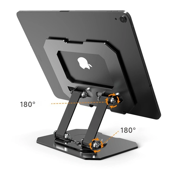 Portable Universal Tablet & Phone Stand - Adjustable, Foldable, Lightweight