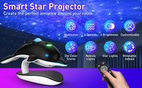New Cute Dolphin Star Projector Light - LED Night Light, Starry Sky Projection for Kids, Home Decor, and Relaxation