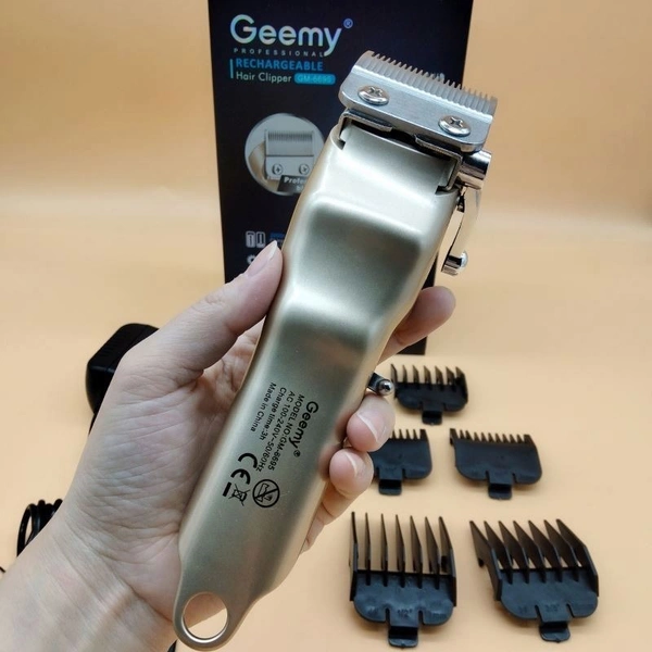 GEEMY GM6695 Professional Rechargeable Electric Shaver & trimmer for men - Precision Cutting, Wet & Dry Use, Long Battery Life, Cordless
