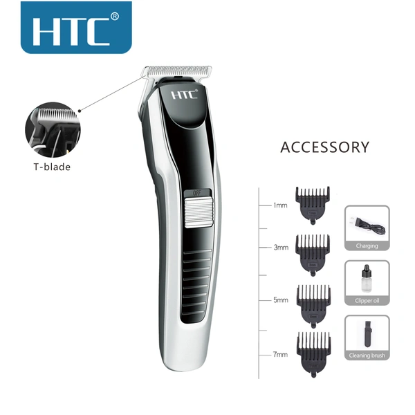 AT-538 Electric Small Size Trimmer for men - Precision Cutting, Rechargeable, Compact, For Men & Women