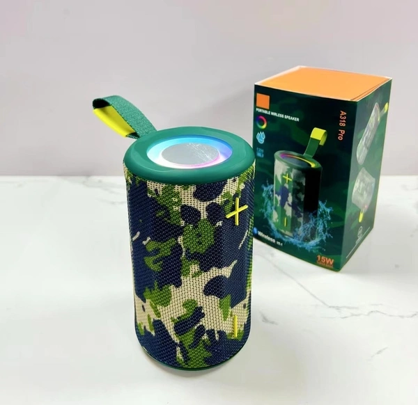 A318PRO Bluetooth Speaker with RGB Lights, Hi-Fi Sound, and Deep Bass