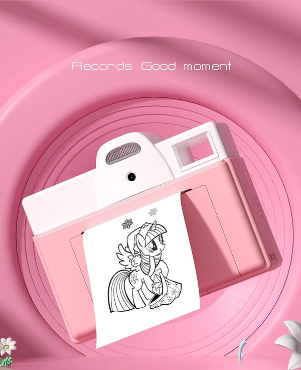 Mini printer camera | Portable Thermal Transfer Printer - Compact, High-Speed, and Reliable Printing | Q8