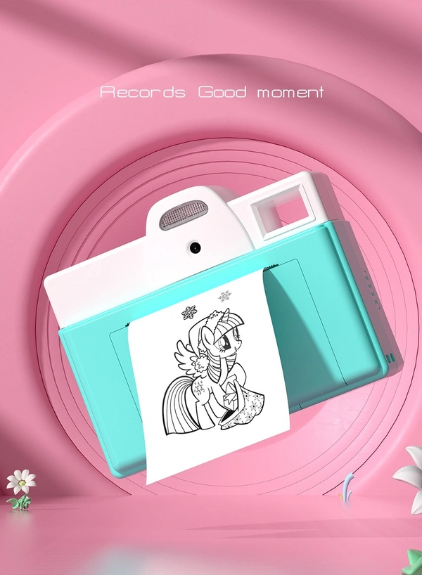Mini printer camera | Portable Thermal Transfer Printer - Compact, High-Speed, and Reliable Printing | Q8