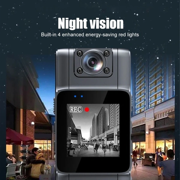 WiFi Mini Body Camera with 1.54" IPS Screen, Night Vision, and Sports DV Recorder | L11 4k