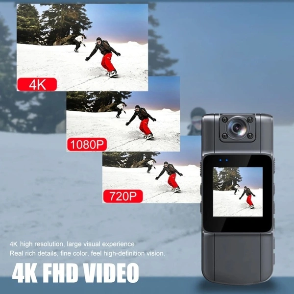 WiFi Mini Body Camera with 1.54" IPS Screen, Night Vision, and Sports DV Recorder | L11 4k