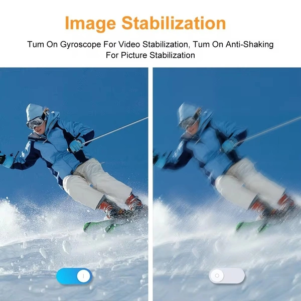 Helmet Cam 5K Action Camera with 4K Video, WiFi, Waterproof Design, and 170° Wide-Angle Lens | M40R 5K