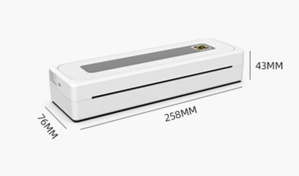 Portable Thermal Printer Mini Color A4 – Compact, Wireless, and High-Quality Printing Solution | A4B