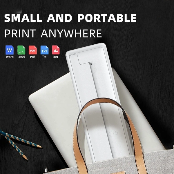 A4 Rechargeable USB Bluetooth Thermal Printer – Portable Wireless Printing Solution | Mini printer 
