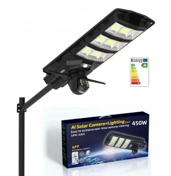 450W LED Solar Integrated Street Light – High-Lumen Outdoor Lighting Solution