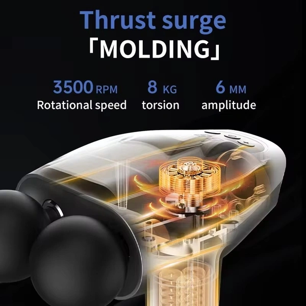 Advanced Double-Headed Handheld Massage Gun – Deep Tissue Relief