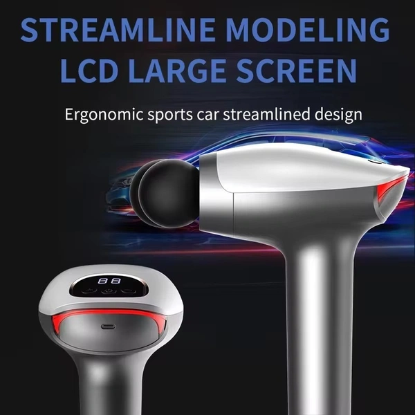 Advanced Double-Headed Handheld Massage Gun – Deep Tissue Relief
