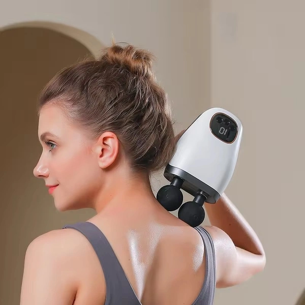 Advanced Double-Headed Handheld Massage Gun – Deep Tissue Relief