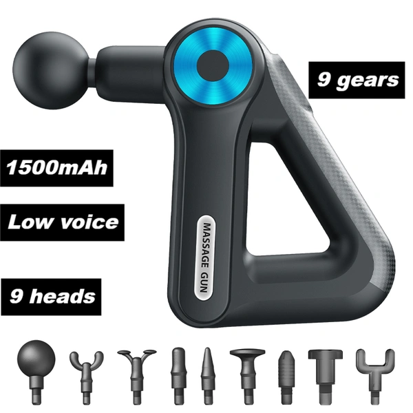 Portable Cordless Deep Tissue Massager – 9 Speed Settings for Ultimate Relaxation