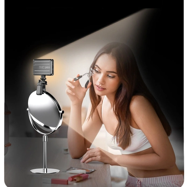 D10S LED Fill Light – Portable, 3000mAh Battery, Adjustable Brightness