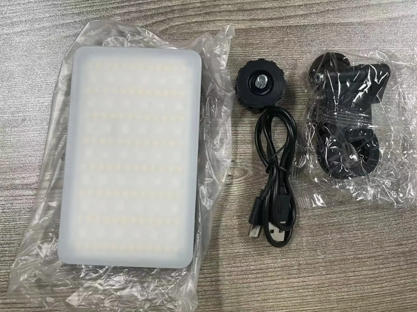 RGB140 Rechargeable LED Phone Light – Adjustable Brightness & RGB Modes
